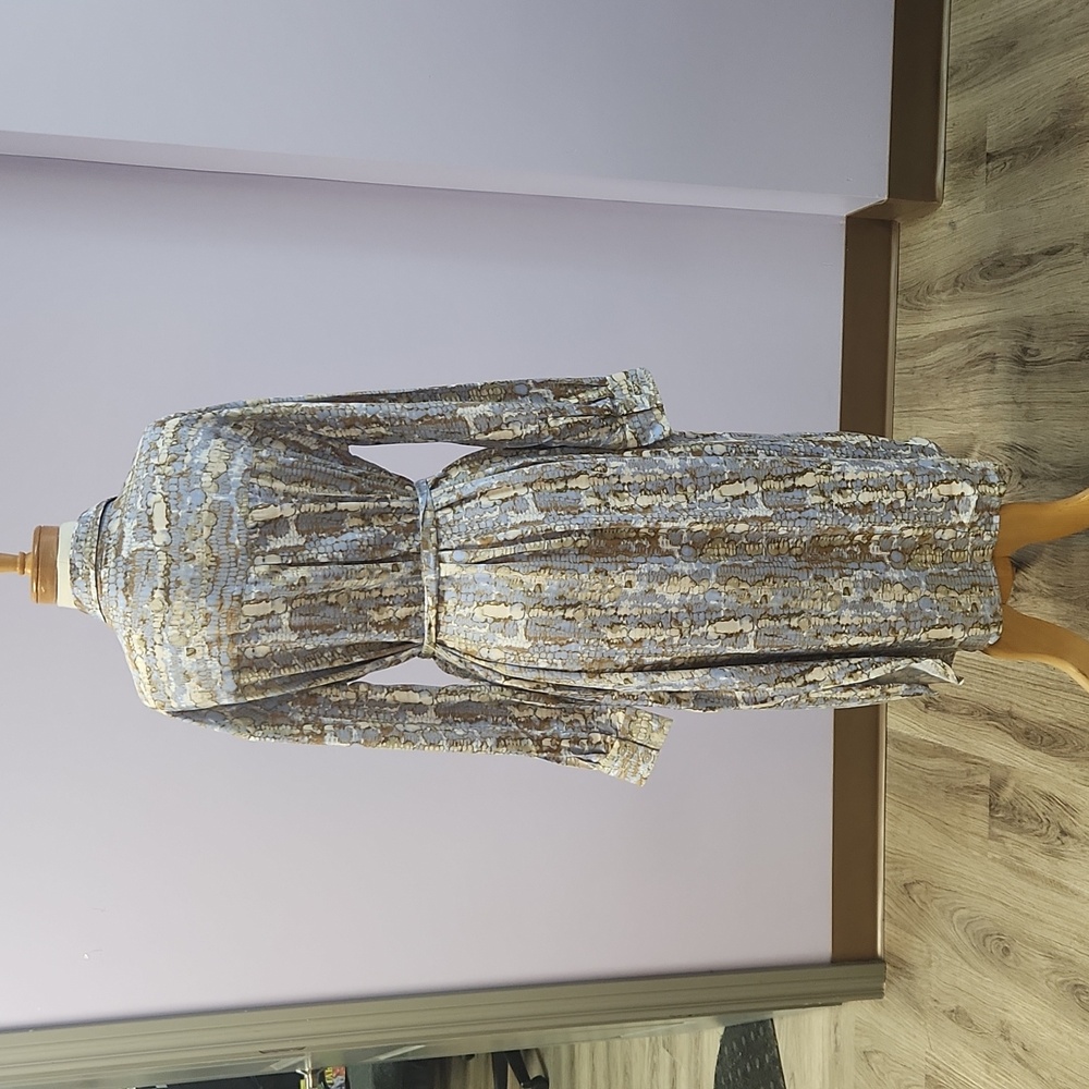 CREAM purple shirt dress - Picture 11 of 14